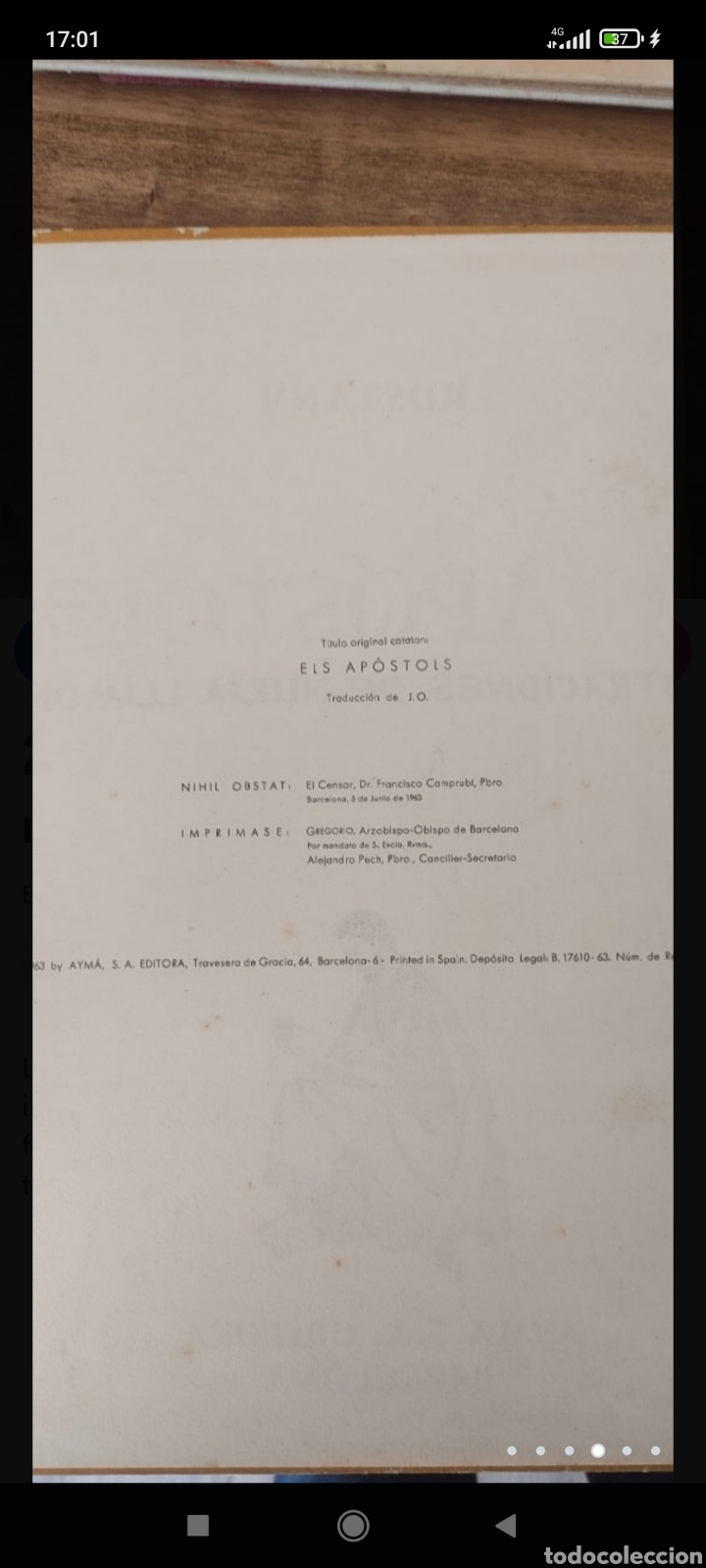 Libros de segunda mano: Los Ap&oacute;stoles, Rostany - Foto 3