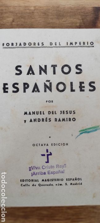 Libros de segunda mano: Santos Espa&ntilde;oles, 1939 - Foto 2