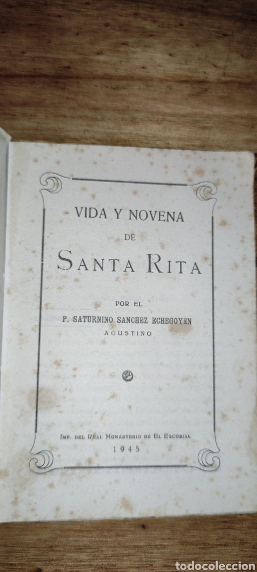 Libros de segunda mano: Vida de Santa Rita, 1945 - Foto 2