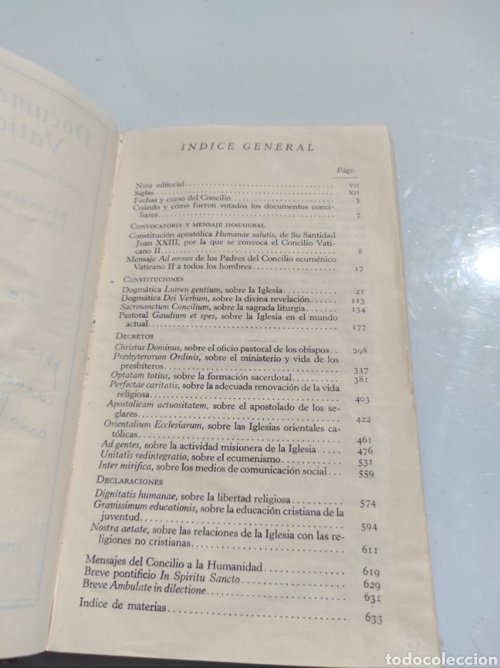 Libros de segunda mano: Libro Documentos del Vaticano II - 1968 - - Foto 9