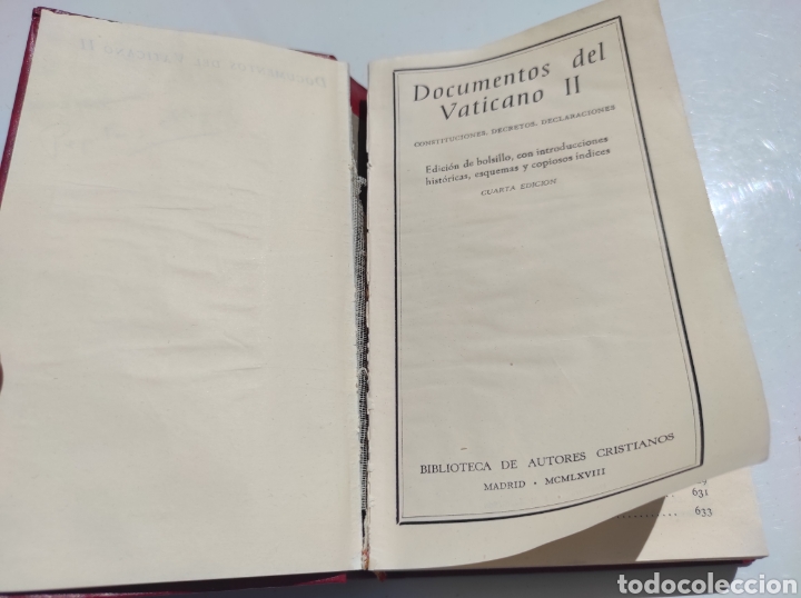 Libros de segunda mano: Libro Documentos del Vaticano II - 1968 - - Foto 5