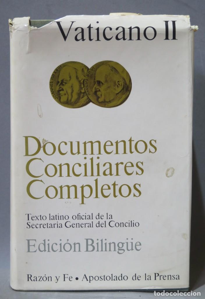 Libros de segunda mano: VATICANO II. DOCUMENTOS CONCILIARES COMPLETOS - Foto 1