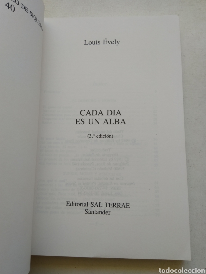 Libros de segunda mano: CADA DIA ES UN ALBA/ - Foto 2