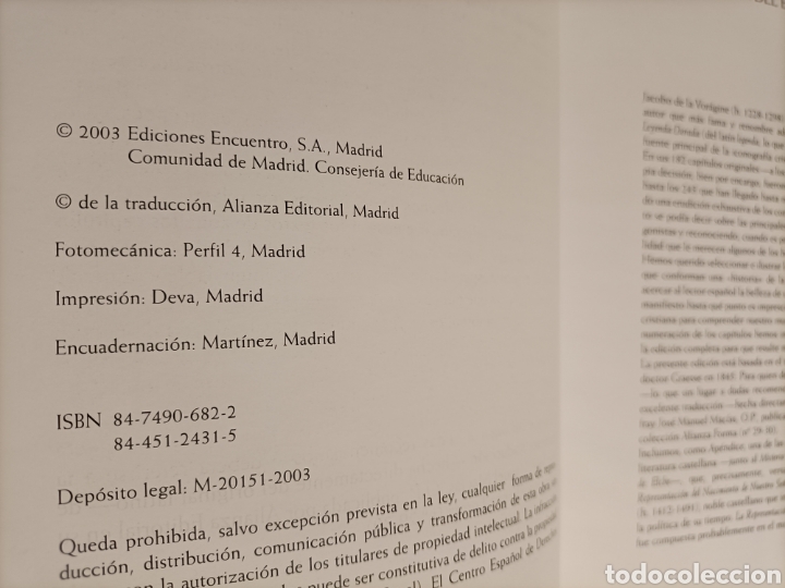 Libros de segunda mano: El libro de la Navidad Jacobo de la Vor&aacute;gine - Foto 5