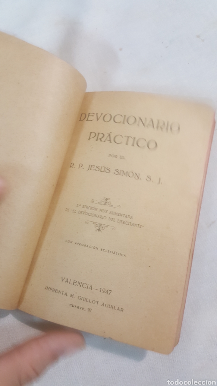 Libros de segunda mano: LIBRO 1947 DEVOCIONARIO PR&Aacute;CTICO - Foto 6
