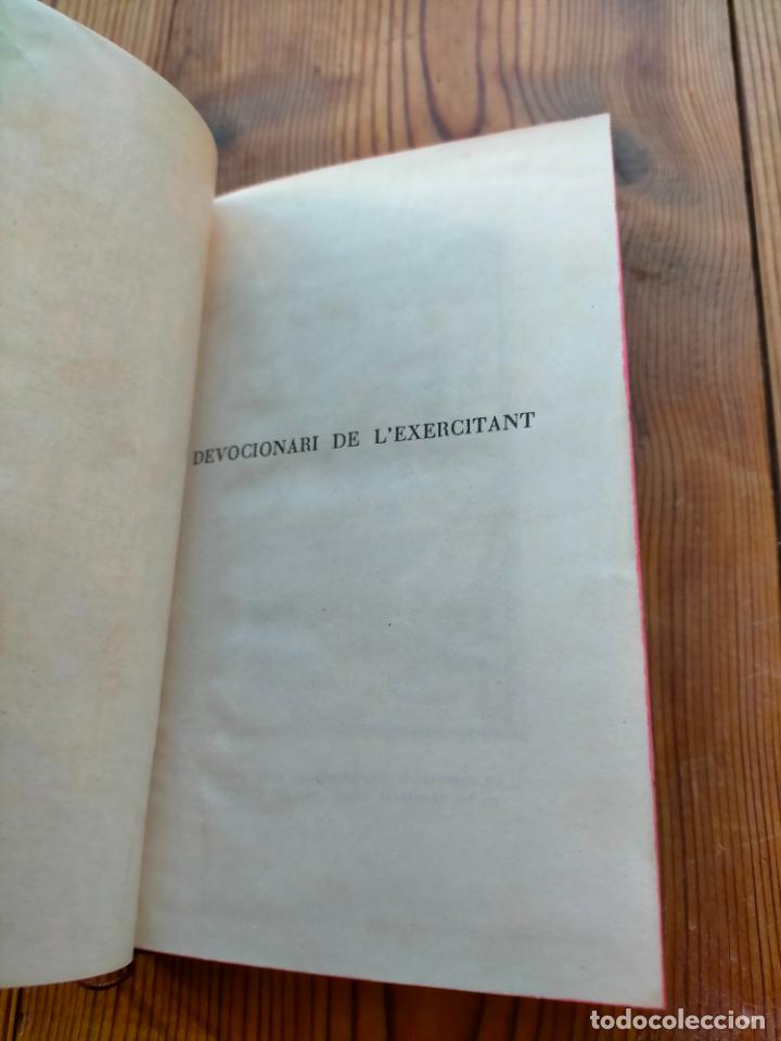 Libros de segunda mano: DEVOCIONARI DE LEXERCITANT 1946 BALMES PRACTIQUES PIADOSES USADES EN ELS EXERCICIS - Foto 2