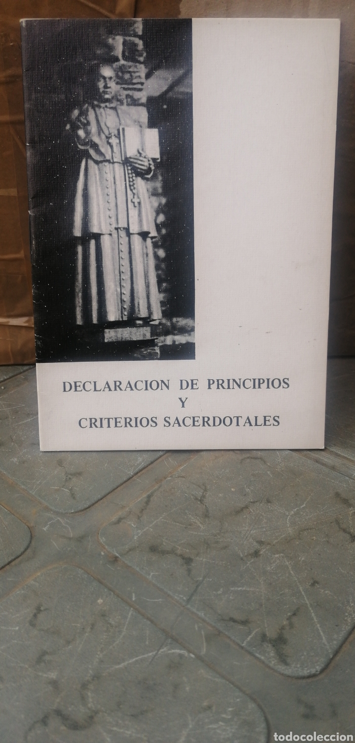 Libros de segunda mano: DECLARACION DE PRINCIPIOS Y CRITERIOS SACERDOTALES. SAN ANTONIO MARIA CLARET -in 8&ordm; menor rjstica il