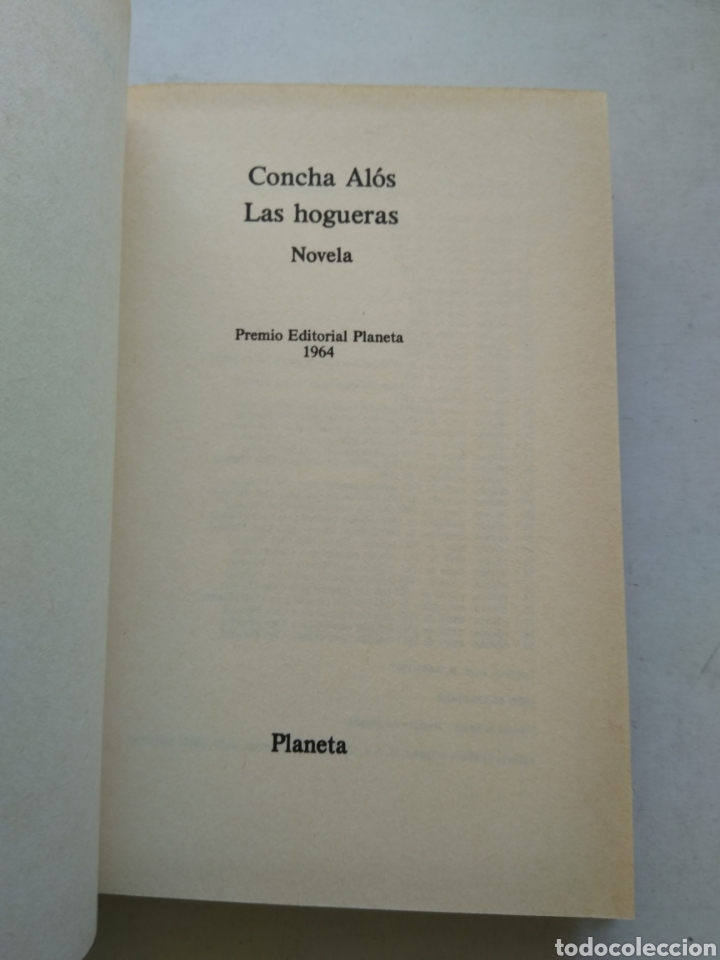Libros de segunda mano: LAS HOGUERAS/CONCHA ALOS - Foto 2