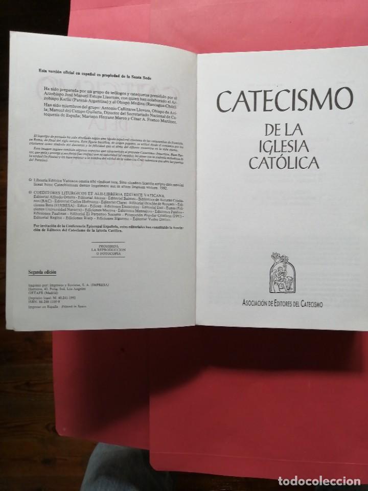 Libros de segunda mano: Catecismo de La Iglesia Catolica - Foto 2