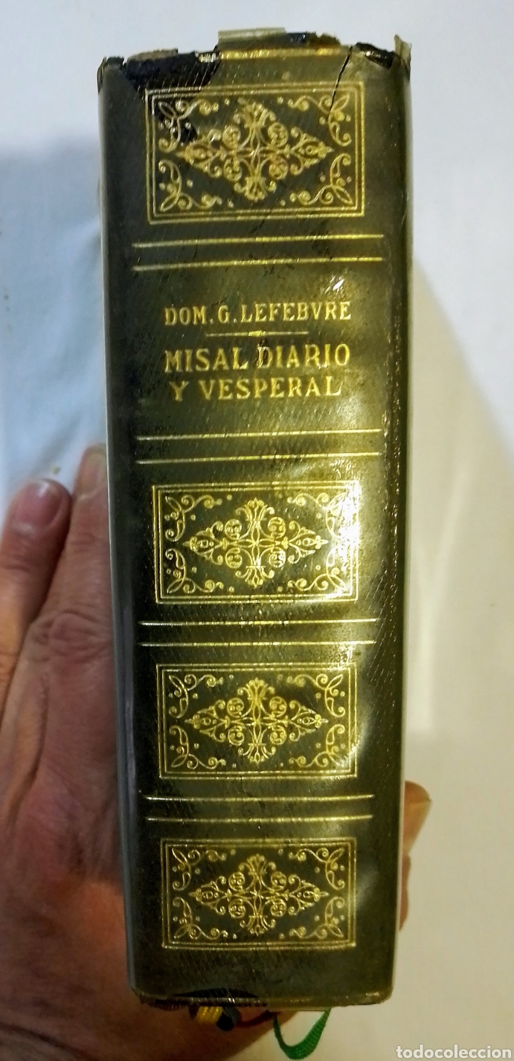 Libros de segunda mano: LIBRO MISAL DIARIO Y VESPERAL DE DOM. G LEFEBVRE 1965