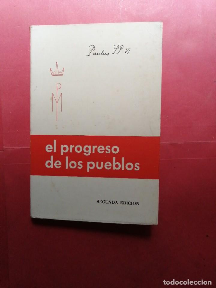 Libros de segunda mano: El progreso de los pueblos, Pablo VI - Foto 1