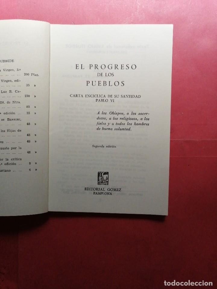 Libros de segunda mano: El progreso de los pueblos, Pablo VI - Foto 2