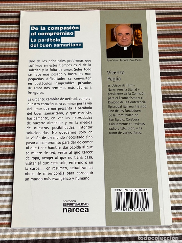 Libros de segunda mano: De la compasi&oacute;n al compromiso. Vicenzo Paglia. - Foto 2