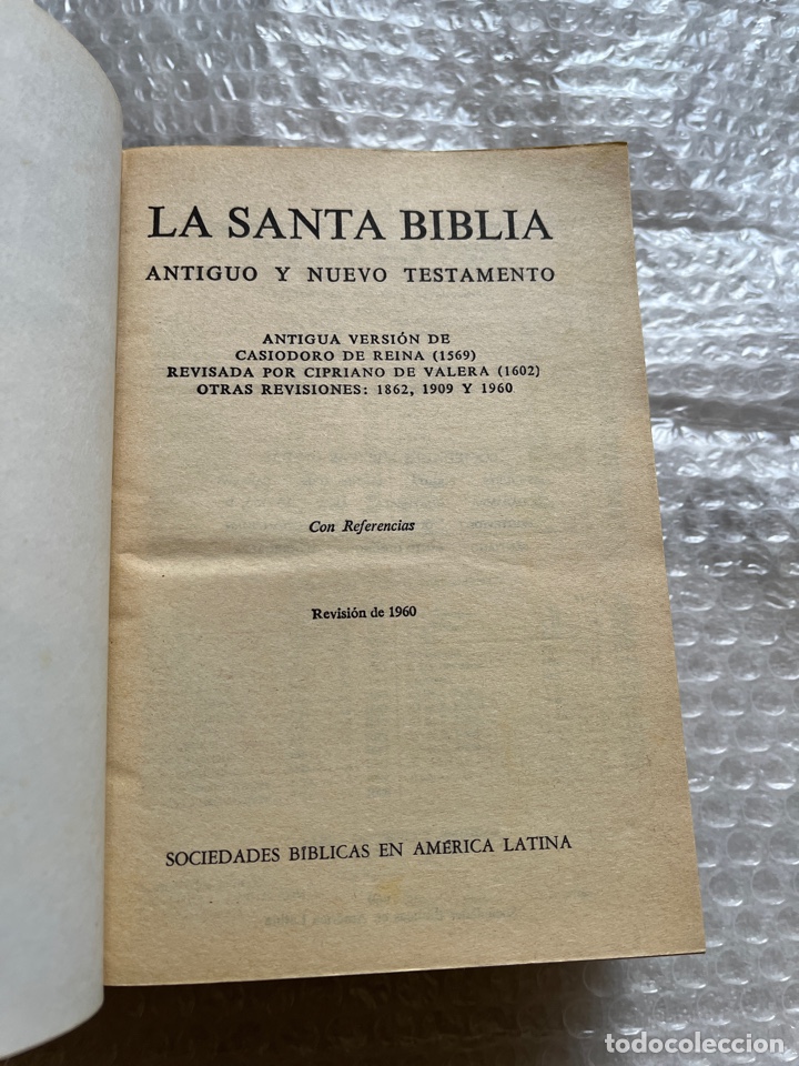 Libros de segunda mano: LA SANTA BIBLIA. 1960. - Foto 2
