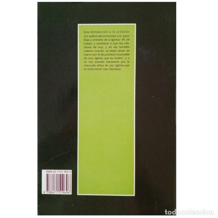 Libros de segunda mano: INTRODUCCI&Oacute;N A LA ECLESIOLOG&Iacute;A. Pi&eacute;-Ninot, Salvador - Foto 2
