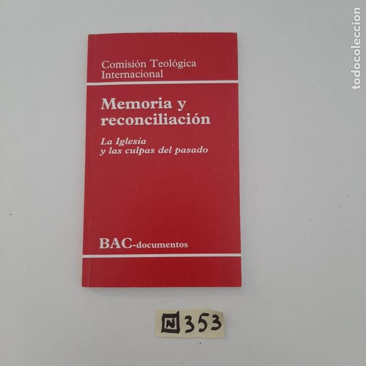 Libros de segunda mano: Memoria y reconciliaci&oacute;n - Foto 1