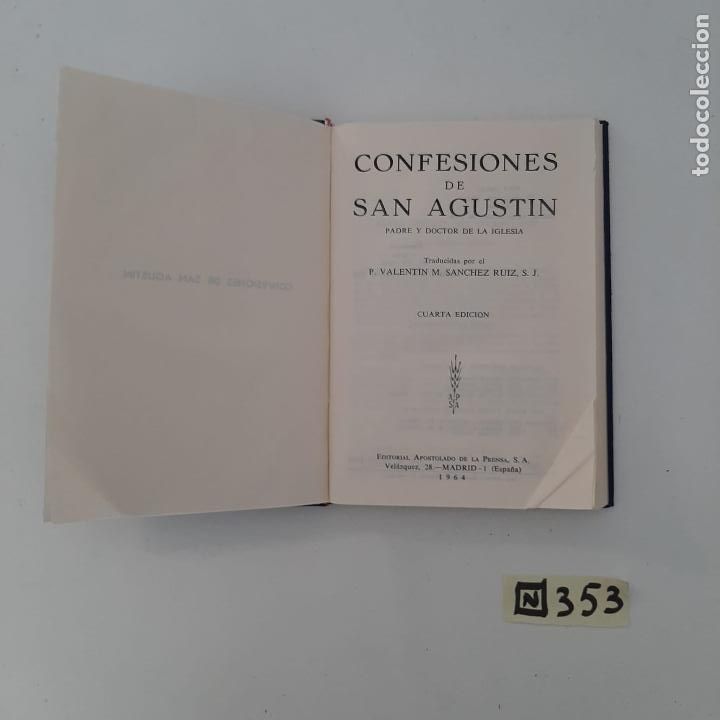 Libros de segunda mano: Confesiones de San Agust&iacute;n - Foto 1