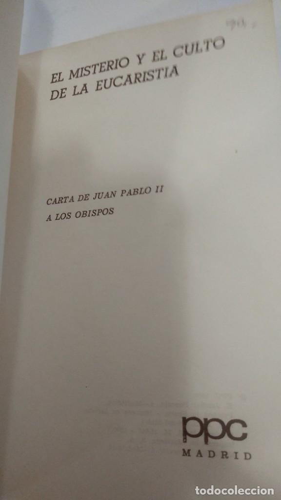 Libros de segunda mano: El misterio y el culto de la Eucaristia - Foto 2