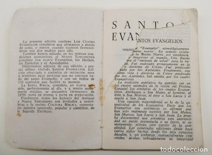 Libros de segunda mano: SANTOS EVANGELIOS A F E B E - MINI LIBRO - Foto 2