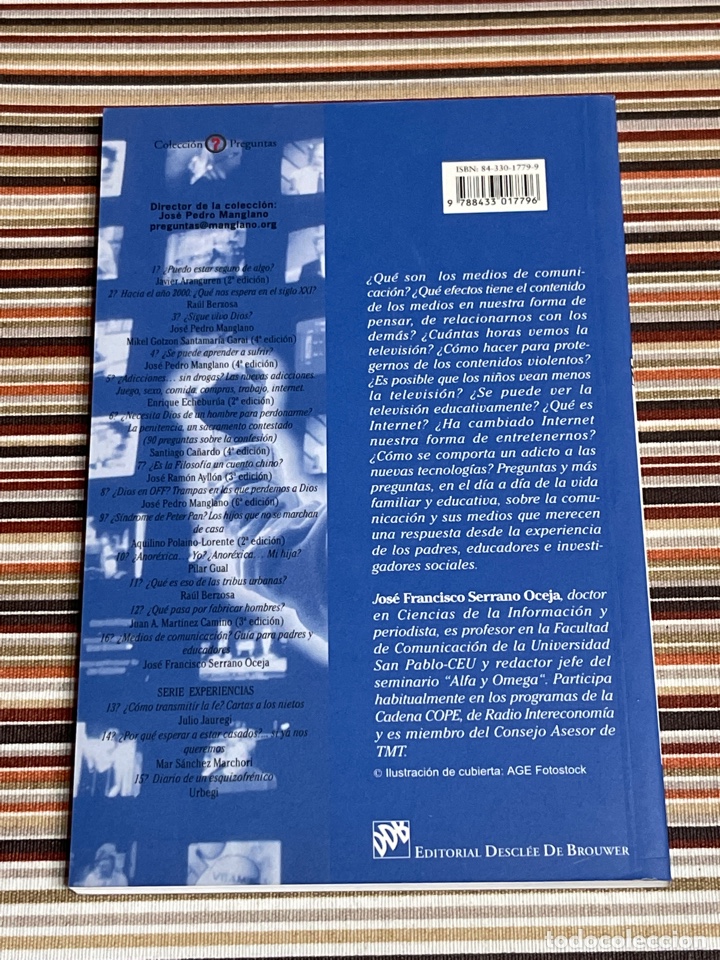 Libros de segunda mano: Medios de comunicaci&oacute;n. Jos&eacute; Francisco Serrano - Foto 2