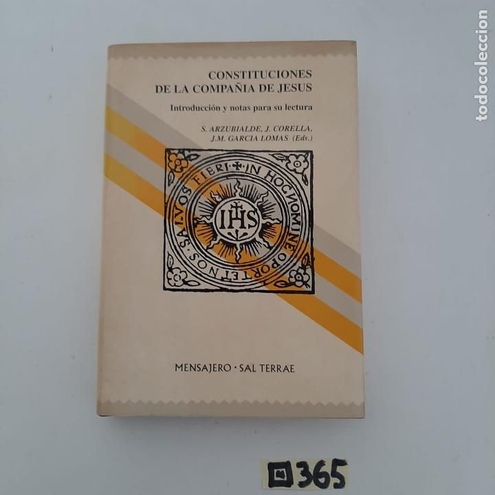 Libros de segunda mano: Constituciones de la compa&ntilde;&iacute;a de Jes&uacute;s - Foto 1