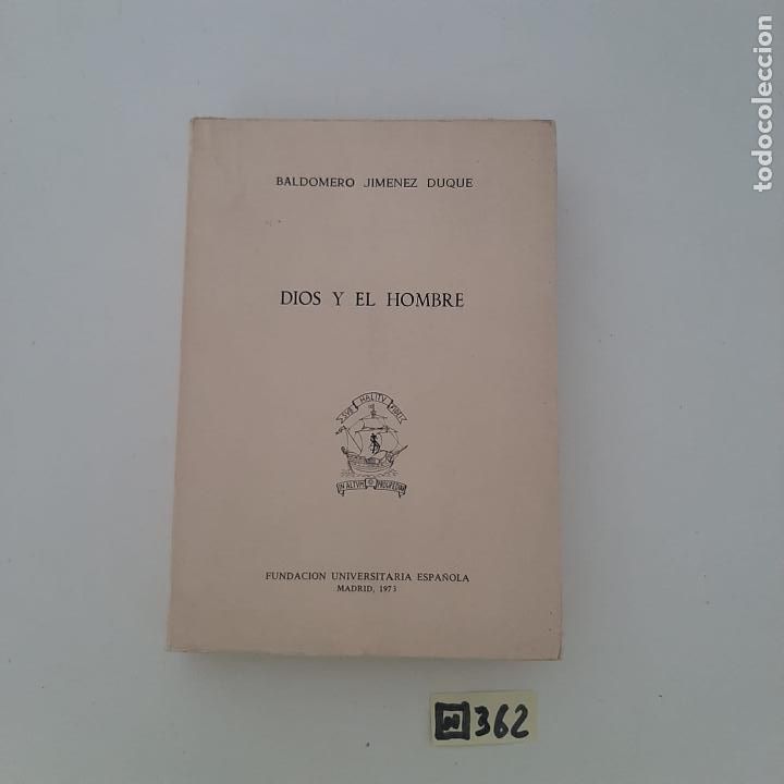 Libros de segunda mano: Dios y el hombre - Foto 1