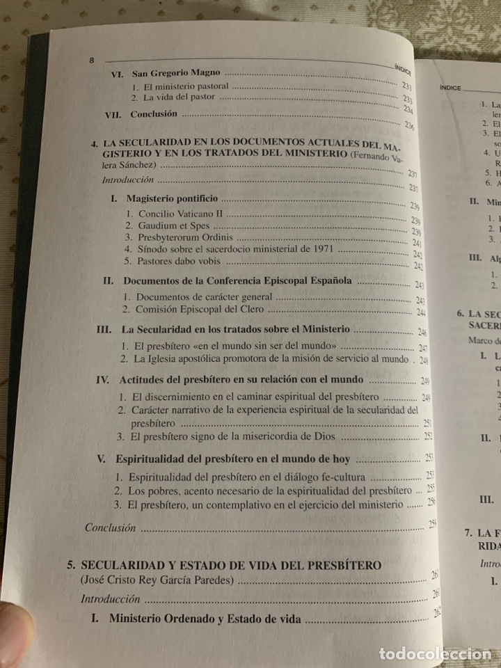 Libros de segunda mano: Presbiterado y Secularidad. Simposio. Comisi&oacute;n Episcopal del Clero. - Foto 9