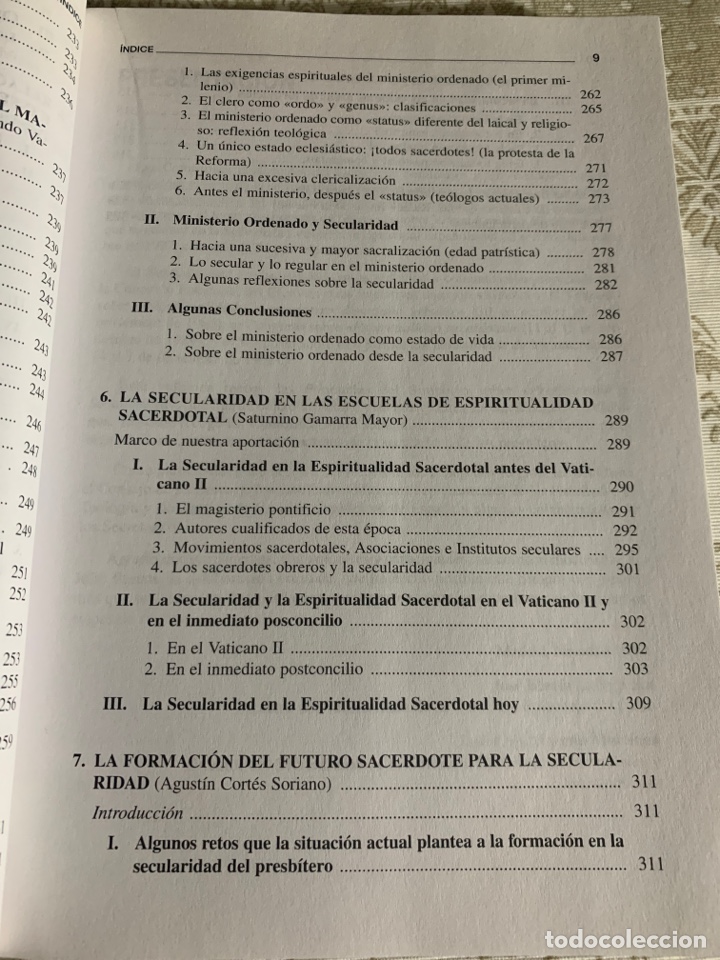 Libros de segunda mano: Presbiterado y Secularidad. Simposio. Comisi&oacute;n Episcopal del Clero. - Foto 10