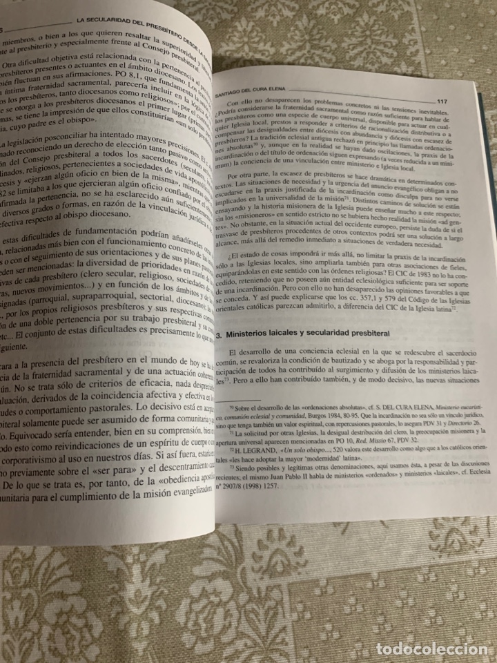 Libros de segunda mano: Presbiterado y Secularidad. Simposio. Comisi&oacute;n Episcopal del Clero. - Foto 13