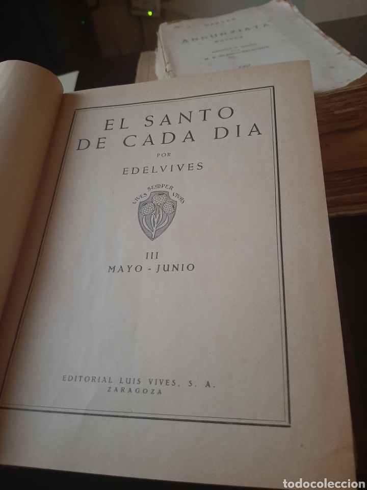 Libros de segunda mano: El santo de cada dia - Foto 2