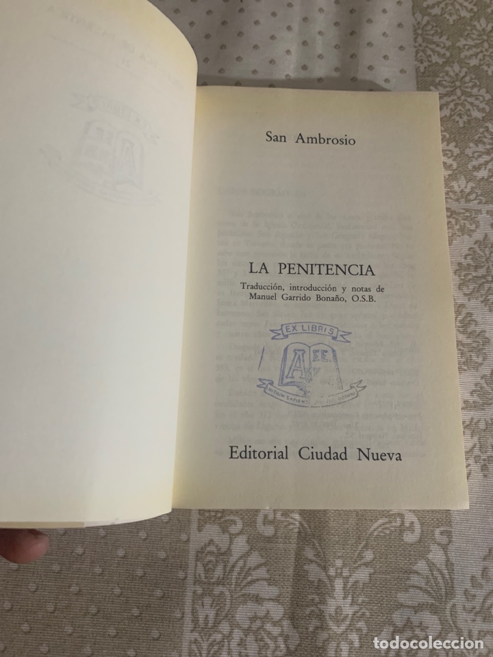 Libros de segunda mano: La Penitencia. San Ambrosio. - Foto 4