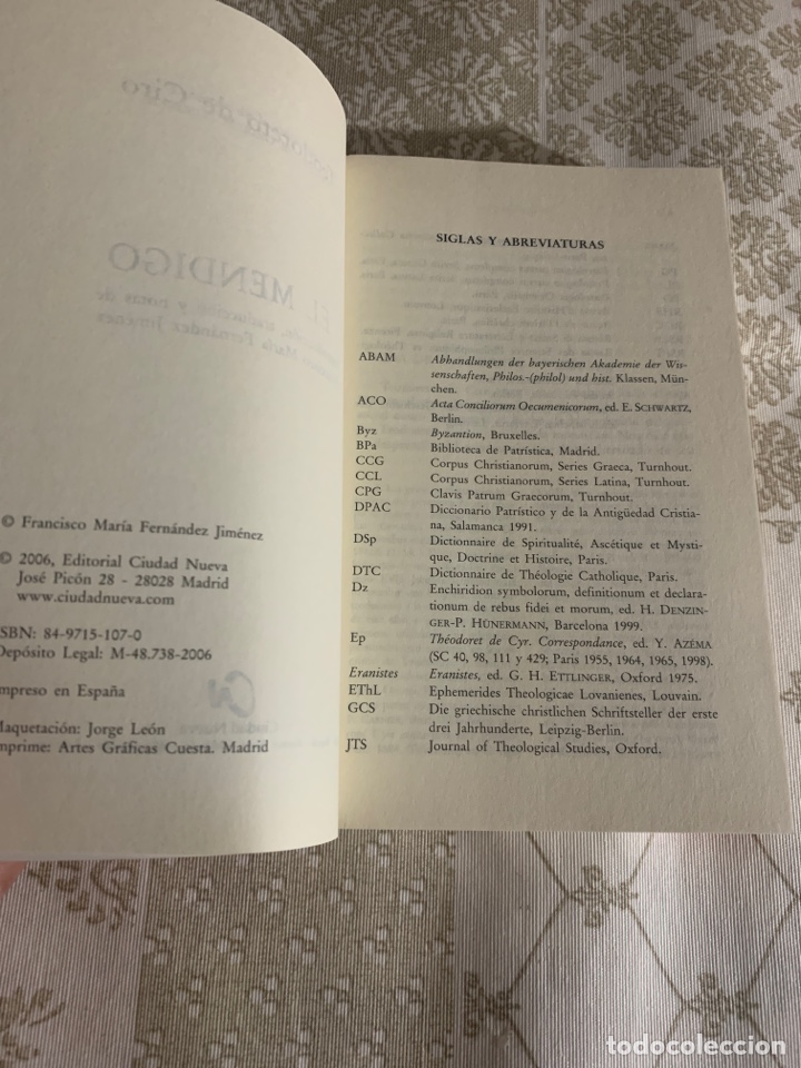 Libros de segunda mano: El mendigo. Teodoreto de Ciro. - Foto 5