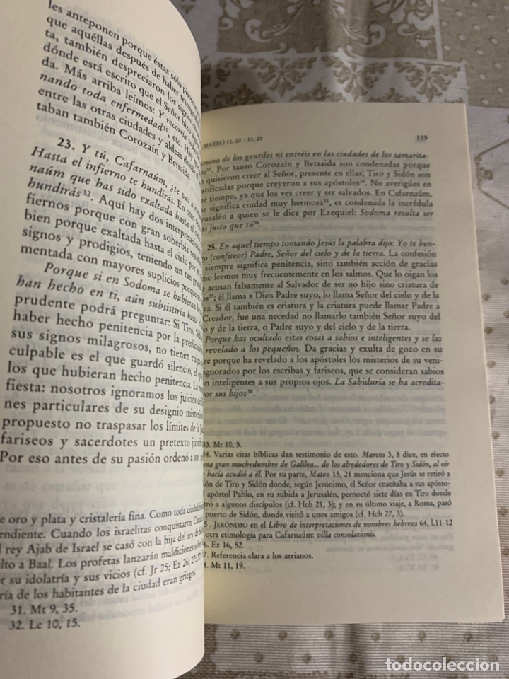 Libros de segunda mano: Comentario del Evangelio de Mateo. San Jer&oacute;nimo. - Foto 7