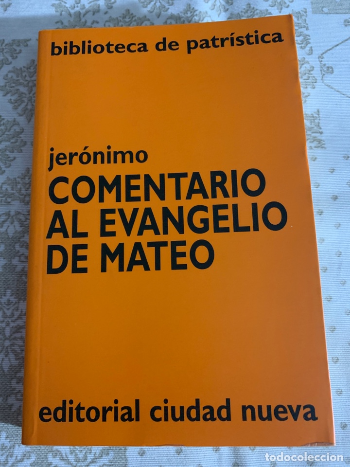 Libros de segunda mano: Comentario del Evangelio de Mateo. San Jer&oacute;nimo. - Foto 1
