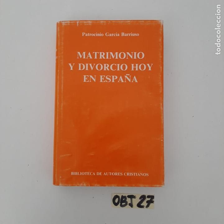 Libros de segunda mano: Matrimonio y divorcio hoy en Espa&ntilde;a - Foto 1