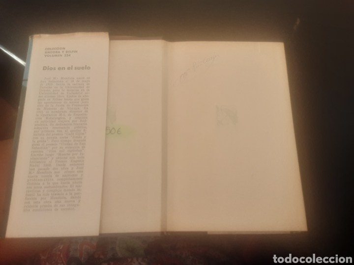 Libros de segunda mano: Dios en el suelo - Jos&eacute; Maria Mendiola - Foto 4