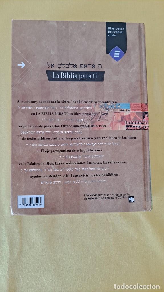 Libros de segunda mano: LA BIBLIA PARA TI - EDICIONES EDEB&Eacute; 2002 - Foto 5