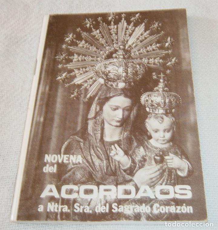 Libros de segunda mano: novena del acordaos a ntrs. sra. del Sagrado Corazon
