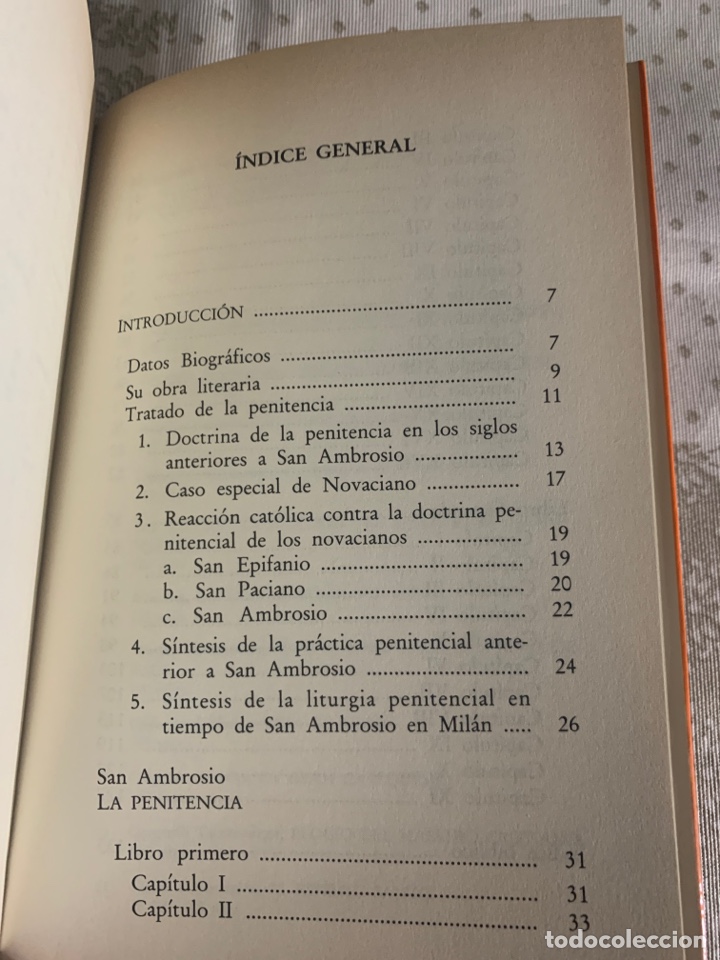 Libros de segunda mano: La Penitencia. San Ambrosio. - Foto 5