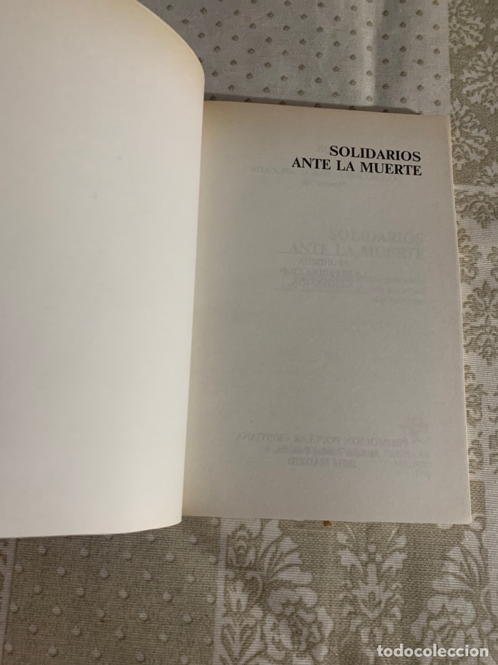 Libros de segunda mano: Solidarios ante la muerte. Jean Vimort. - Foto 4