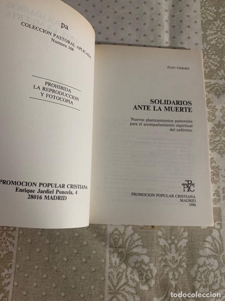 Libros de segunda mano: Solidarios ante la muerte. Jean Vimort. - Foto 5