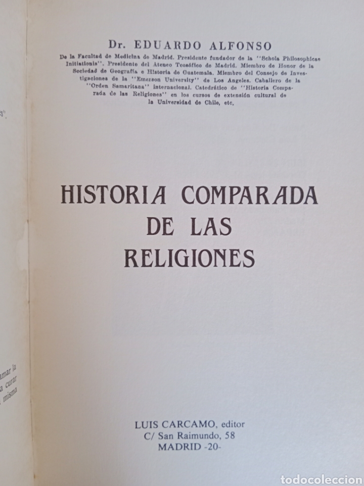 Libros de segunda mano: HISTORIA COMPARADA DE LAS RELIGIONES, EDUARDO ALFONSO - Foto 5