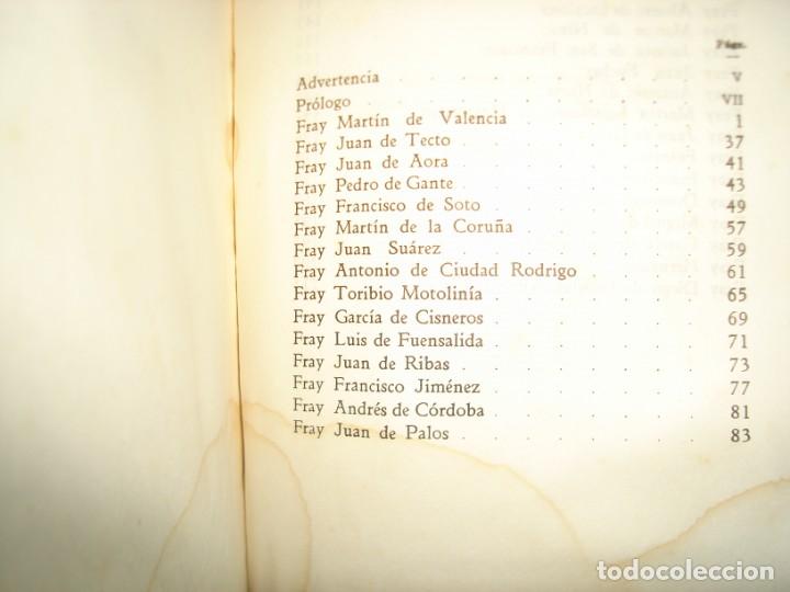 Libros de segunda mano: 170- VIDAS FRANCISCANAS - JER&Oacute;NIMO DE MENDIETA - 1945 - Foto 5