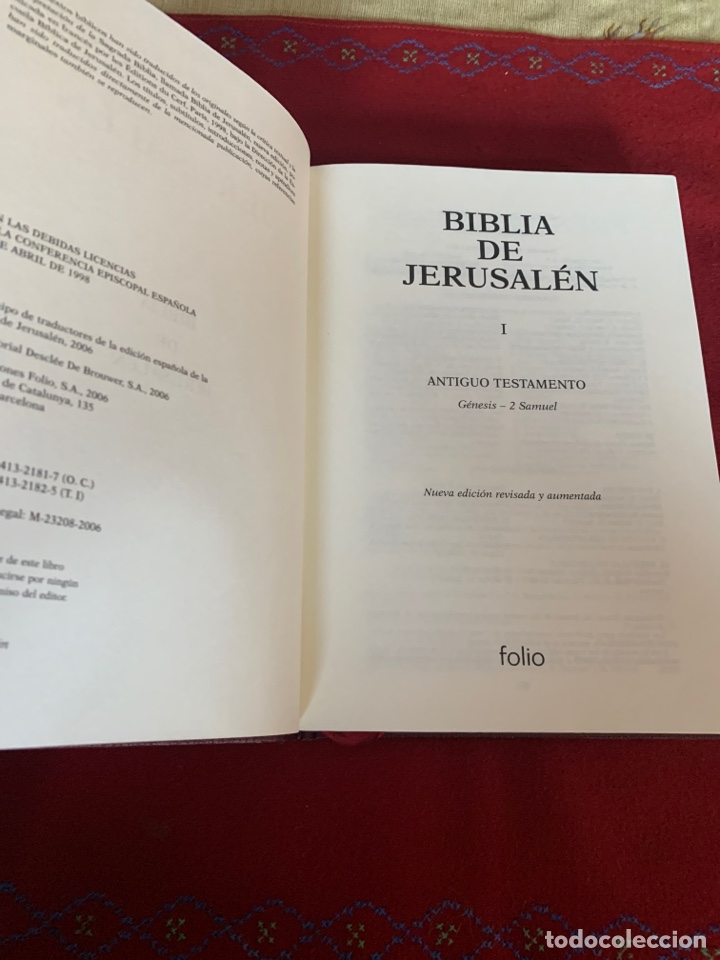 Libros de segunda mano: Biblia de Jerusal&eacute;n. 4 tomos. - Foto 8