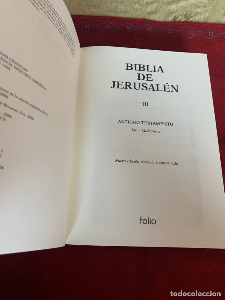 Libros de segunda mano: Biblia de Jerusal&eacute;n. 4 tomos. - Foto 25