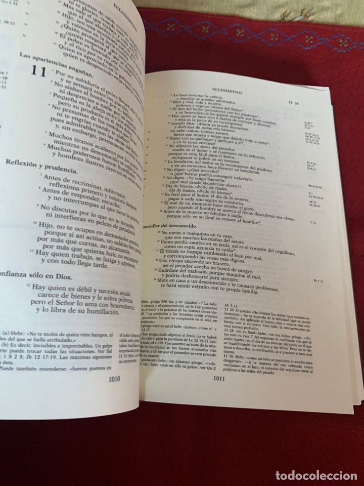 Libros de segunda mano: Biblia de Jerusal&eacute;n. 4 tomos. - Foto 27