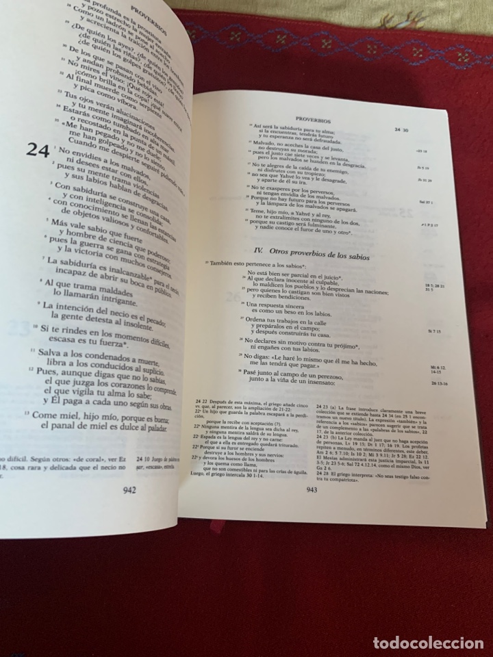 Libros de segunda mano: Biblia de Jerusal&eacute;n. 4 tomos. - Foto 28