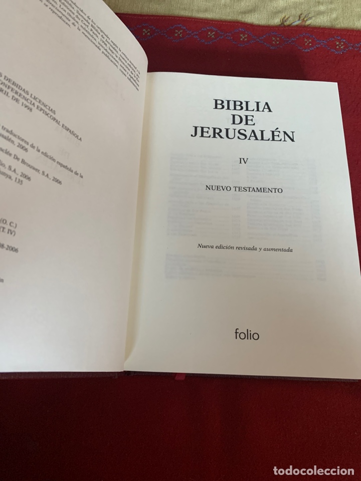 Libros de segunda mano: Biblia de Jerusal&eacute;n. 4 tomos. - Foto 34