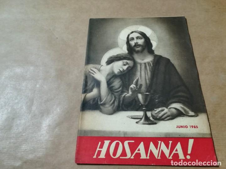 Libros de segunda mano: HOSSANA / 426 JUNIO 1995 / AP605 / ORGANO OFICIAL DE LA CRUZADA EUCARISTICA