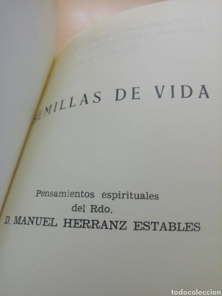 Libros de segunda mano: SEMILLAS DE VIDA, MANUEL HERRANZ - Foto 2